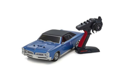 1:10 Scale Radio Controlled Electric Powered 4WD FAZER Mk2 FZ02L Series readyset 1967 Pontiac® GTO™ Tyrol Blue 34431T2