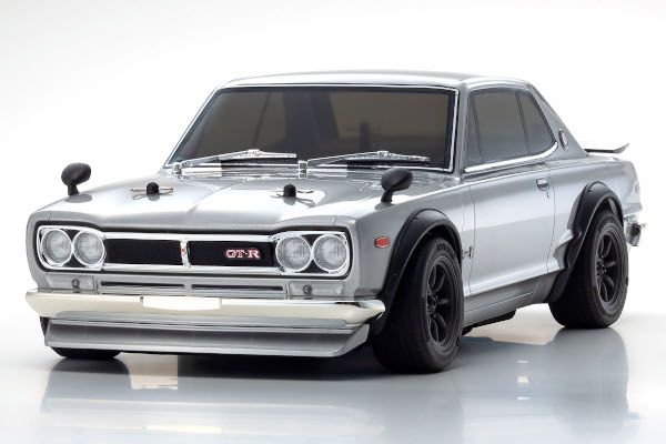 1/10 Scale Radio Controlled Electric Powered 4WD FAZER Mk2 FZ02 Series Readyset NISSAN SKYLINE 2000GT-R(KPGC10) Tuned Ver. Silver 34425T1C