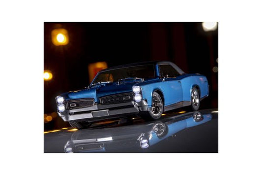 1:10 Scale Radio Controlled Electric Powered 4WD FAZER Mk2 FZ02L Series readyset 1967 Pontiac® GTO™ Tyrol Blue 34431T2