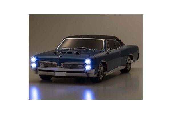 1:10 Scale Radio Controlled Electric Powered 4WD FAZER Mk2 FZ02L Series readyset 1967 Pontiac® GTO™ Tyrol Blue 34431T2