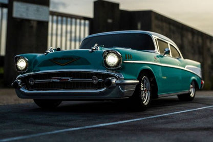 1:10 Scale Radio Controlled Electric Powered 4WD FAZER Mk2 FZ02L Series readyset 1957 Chevy® Bel Air Coupe Tropical Turquoise 34433T1C