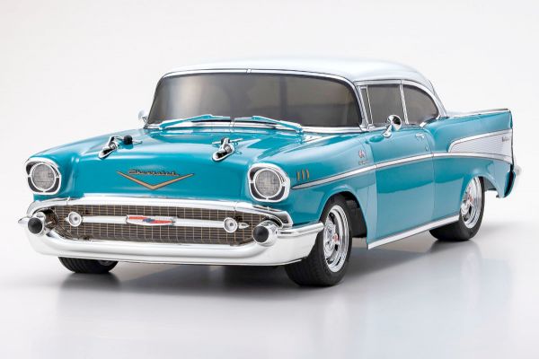 1:10 Scale Radio Controlled Electric Powered 4WD FAZER Mk2 FZ02L Series readyset 1957 Chevy® Bel Air Coupe Tropical Turquoise 34433T1C