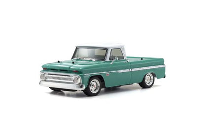 1:10 Scale Radio Controlled Electric Powered 4WD FAZER Mk2 FZ02L Series readyset 1966 Chevy® C10 Fleetside Pickup Light Green 34435T1
