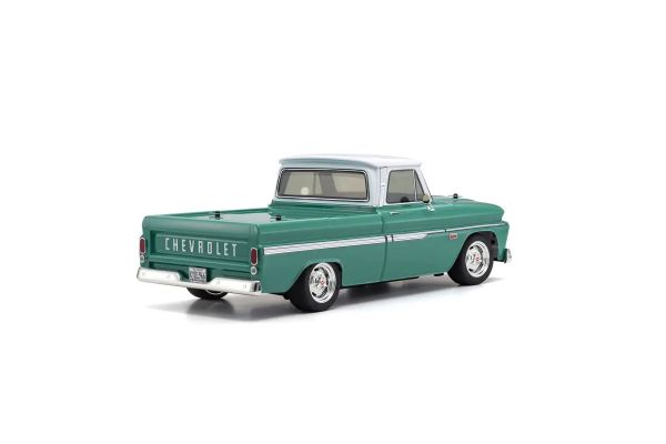 1:10 Scale Radio Controlled Electric Powered 4WD FAZER Mk2 FZ02L Series readyset 1966 Chevy® C10 Fleetside Pickup Light Green 34435T1