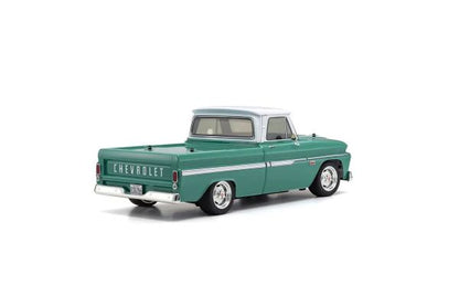 1:10 Scale Radio Controlled Electric Powered 4WD FAZER Mk2 FZ02L Series readyset 1966 Chevy® C10 Fleetside Pickup Light Green 34435T1
