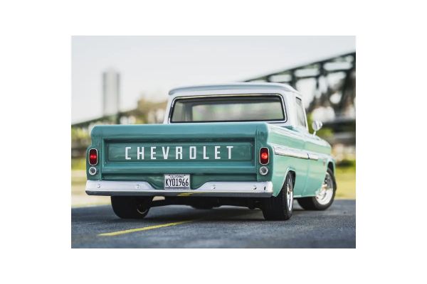 1:10 Scale Radio Controlled Electric Powered 4WD FAZER Mk2 FZ02L Series readyset 1966 Chevy® C10 Fleetside Pickup Light Green 34435T1