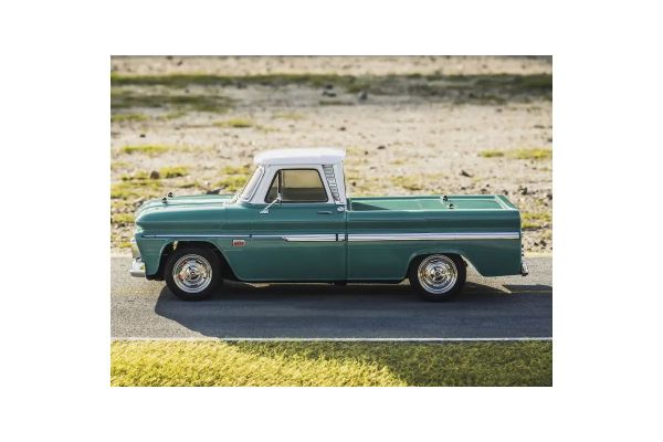 1:10 Scale Radio Controlled Electric Powered 4WD FAZER Mk2 FZ02L Series readyset 1966 Chevy® C10 Fleetside Pickup Light Green 34435T1