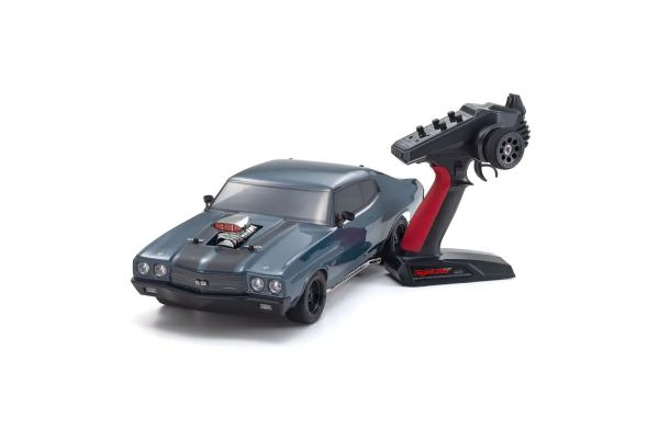1:10 Scale RC EP 4WD FAZER Mk2 FZ02L VE Series readyset 1970 Chevy® Chevelle® Supercharged VE Dark Blue 34494T1
