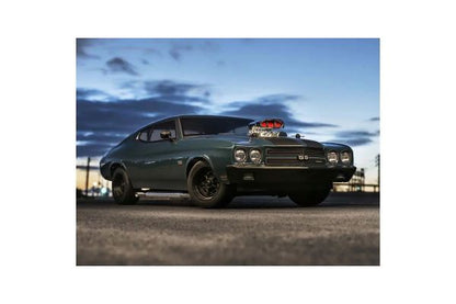 1:10 Scale RC EP 4WD FAZER Mk2 FZ02L VE Series readyset 1970 Chevy® Chevelle® Supercharged VE Dark Blue 34494T1