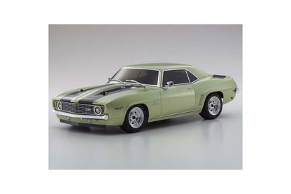 1/10 Scale Radio Controlled Electric Powered 4WD FAZER Mk2 FZ02 Series Readyset 1969 Chevy® Camaro® Z/28 Frost Green 34418T2